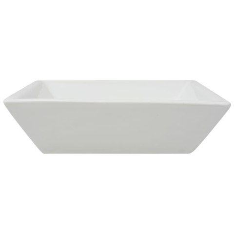 UMYWALKA CERAMICZNA KWADRATOWA 41,5X41,5X12CM BIAŁA