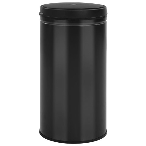 AUTOMATYCZNY KOSZ NA ŚMIECI Z CZUJNIKIEM 60 L STAL CZARNY