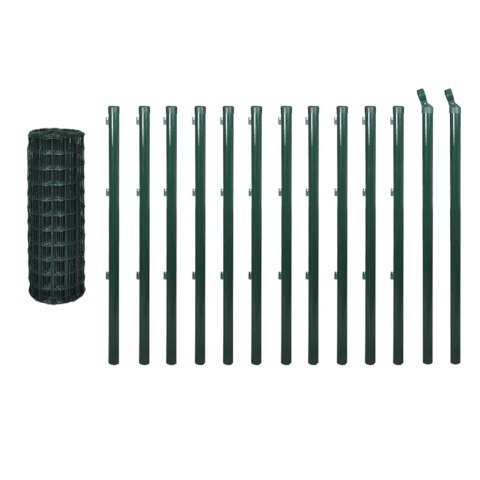 EURO OGRODZENIE STALOWE 25X0,8 M ZIELONE