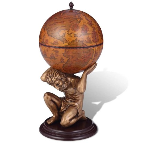 GLOBOBAR ZE WSPORNIKIEM W FORMIE ATLASA 42X42X85CM,