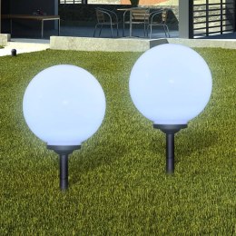 LAMPY DO OŚWIETLENIA ŚCIEŻKI 2 SZT LED 30CM ZE SZPIKULCAMI