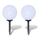 LAMPY DO OŚWIETLENIA ŚCIEŻKI 2 SZT LED 30CM ZE SZPIKULCAMI
