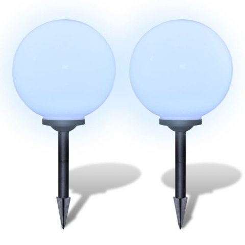 LAMPY DO OŚWIETLENIA ŚCIEŻKI 2 SZT LED 30CM ZE SZPIKULCAMI