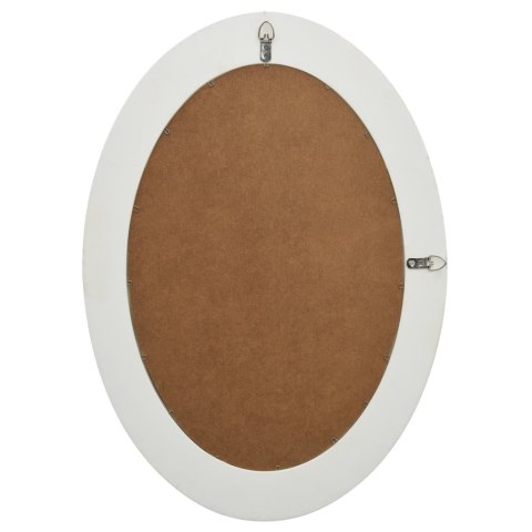LUSTRO ŚCIENNE W STYLU BAROKOWYM 50X70CM BIAŁE