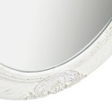LUSTRO ŚCIENNE W STYLU BAROKOWYM 50X70CM BIAŁE