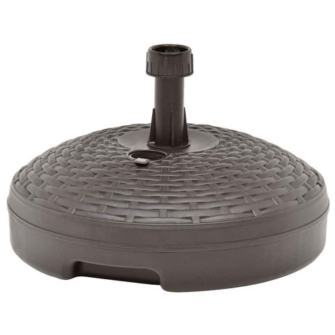 PODSTAWA POD PARASOL 20 L BRĄZOWA RATTAN Z TWORZYWA