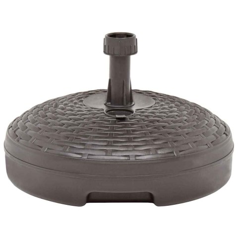 PODSTAWA POD PARASOL 20 L BRĄZOWA RATTAN Z TWORZYWA