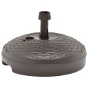 PODSTAWA POD PARASOL 20 L BRĄZOWA RATTAN Z TWORZYWA