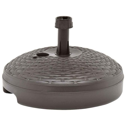 PODSTAWA POD PARASOL 20 L BRĄZOWA RATTAN Z TWORZYWA