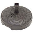 PODSTAWA POD PARASOL 20 L BRĄZOWA RATTAN Z TWORZYWA