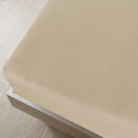 PRZEŚCIERADŁA 2 SZT. TAUPE 140X200CM DŻERSEJ BAWEŁNIANY
