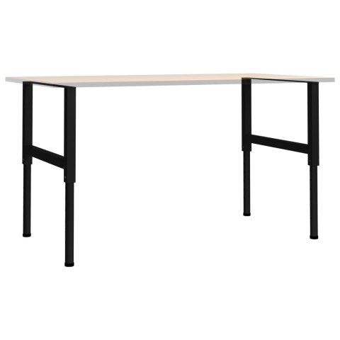 REGULOWANE RAMY STOŁU ROBOCZEGO 2 SZT. METAL 85X(69-95,5)CM