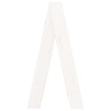 STOŁKI 2 SZT. BIAŁE 40X40X75CM LITE DREWNO SOSNOWE