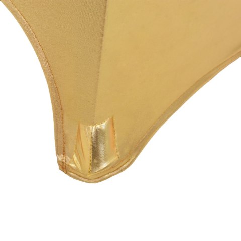 DWA OBRUSY ELASTYCZNE 80CM ZŁOTE