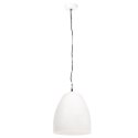 INDUSTRIALNA LAMPA WISZĄCA 25 W BIAŁA OKRĄGŁA 42CM E27