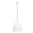 INDUSTRIALNA LAMPA WISZĄCA 25 W BIAŁA OKRĄGŁA 42CM E27
