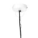 INDUSTRIALNA LAMPA WISZĄCA 25 W BIAŁA OKRĄGŁA 42CM E27