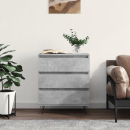 KOMODA SZAROŚĆ BETONU 60X35X70CM MATERIAŁ DREWNOPOCHODNY
