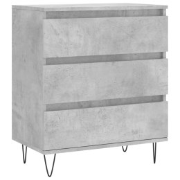 KOMODA SZAROŚĆ BETONU 60X35X70CM MATERIAŁ DREWNOPOCHODNY