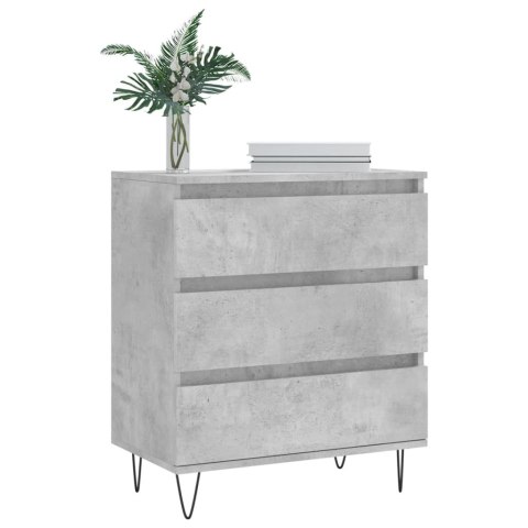 KOMODA SZAROŚĆ BETONU 60X35X70CM MATERIAŁ DREWNOPOCHODNY