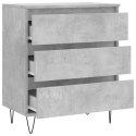 KOMODA SZAROŚĆ BETONU 60X35X70CM MATERIAŁ DREWNOPOCHODNY