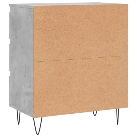 KOMODA SZAROŚĆ BETONU 60X35X70CM MATERIAŁ DREWNOPOCHODNY