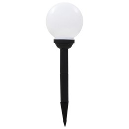 KULISTE LAMPY SOLARNE DO OGRODU 4 SZT. LED 15CM RGB