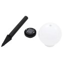 KULISTE LAMPY SOLARNE DO OGRODU 4 SZT. LED 15CM RGB