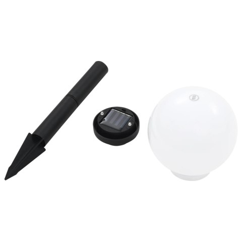 KULISTE LAMPY SOLARNE DO OGRODU 4 SZT. LED 15CM RGB