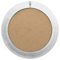 LUSTRO ŚCIENNE W STYLU BAROKOWYM 50CM SREBRNE