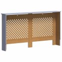 OSŁONA NA KALORYFER GRZEJNIK ANTRACYTOWA 152X19X81,5CM MDF