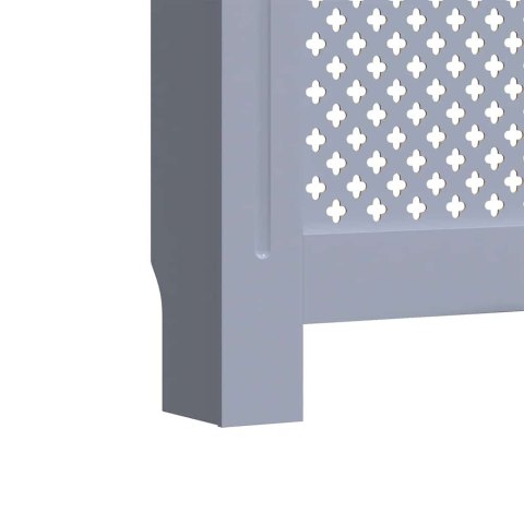 OSŁONA NA KALORYFER GRZEJNIK ANTRACYTOWA 152X19X81,5CM MDF