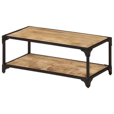 STOLIK KAWOWY 90X45X35CM SUROWE DREWNO MANGO