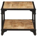 STOLIK KAWOWY 90X45X35CM SUROWE DREWNO MANGO