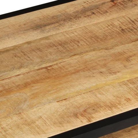 STOLIK KAWOWY 90X45X35CM SUROWE DREWNO MANGO