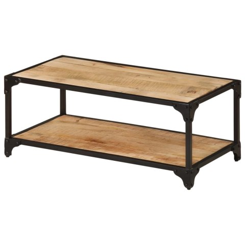 STOLIK KAWOWY 90X45X35CM SUROWE DREWNO MANGO