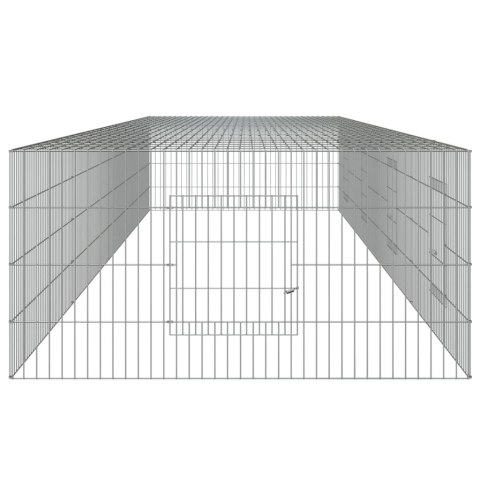 KLATKA DLA KRÓLIKA 4 PANELE 433X109X54CM ŻELAZO