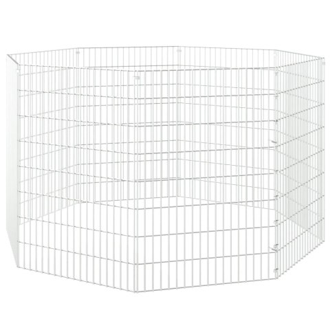 KOJEC DLA ZWIERZĄT 8 PANELI 54X80CM GALWANIZOWANE ŻELAZO