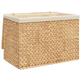 KOSZ NA PRANIE Z 3 PRZEGRODAMI 75X42,5X52CM HIACYNT WODNY