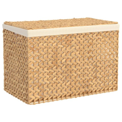 KOSZ NA PRANIE Z 3 PRZEGRODAMI 75X42,5X52CM HIACYNT WODNY