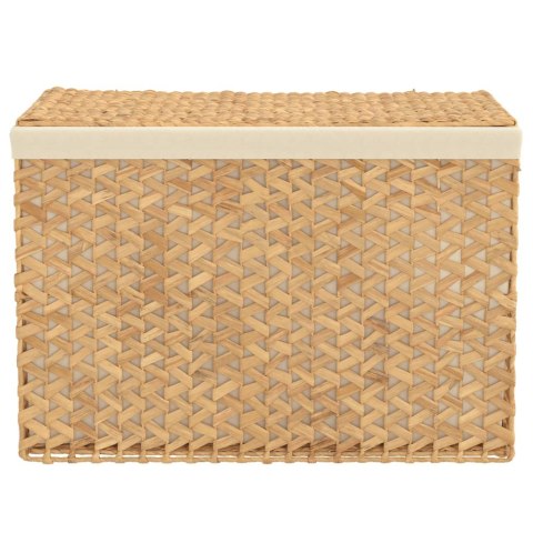 KOSZ NA PRANIE Z 3 PRZEGRODAMI 75X42,5X52CM HIACYNT WODNY