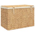 KOSZ NA PRANIE Z 3 PRZEGRODAMI 75X42,5X52CM HIACYNT WODNY
