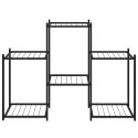 KWIETNIK 83X25X60CM CZARNY ŻELAZNY