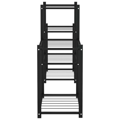 KWIETNIK 83X25X60CM CZARNY ŻELAZNY