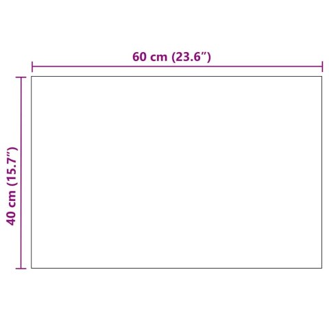 LUSTRO ŚCIENNE 60X40CM PROSTOKĄTNE SZKLANE