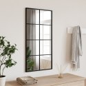 LUSTRO ŚCIENNE CZARNE 40X80CM PROSTOKĄTNE ŻELAZO