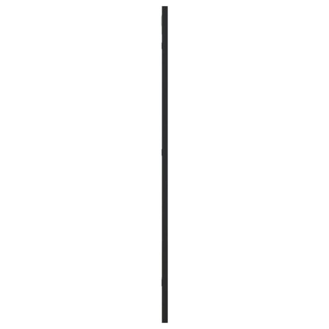LUSTRO ŚCIENNE CZARNE 40X80CM PROSTOKĄTNE ŻELAZO