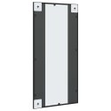 LUSTRO ŚCIENNE CZARNE 40X80CM PROSTOKĄTNE ŻELAZO