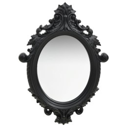 LUSTRO ŚCIENNE W OZDOBNEJ RAMIE 56X76CM CZARNE