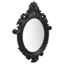 LUSTRO ŚCIENNE W OZDOBNEJ RAMIE 56X76CM CZARNE